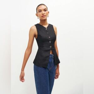 Reformation Aspen Linen Top